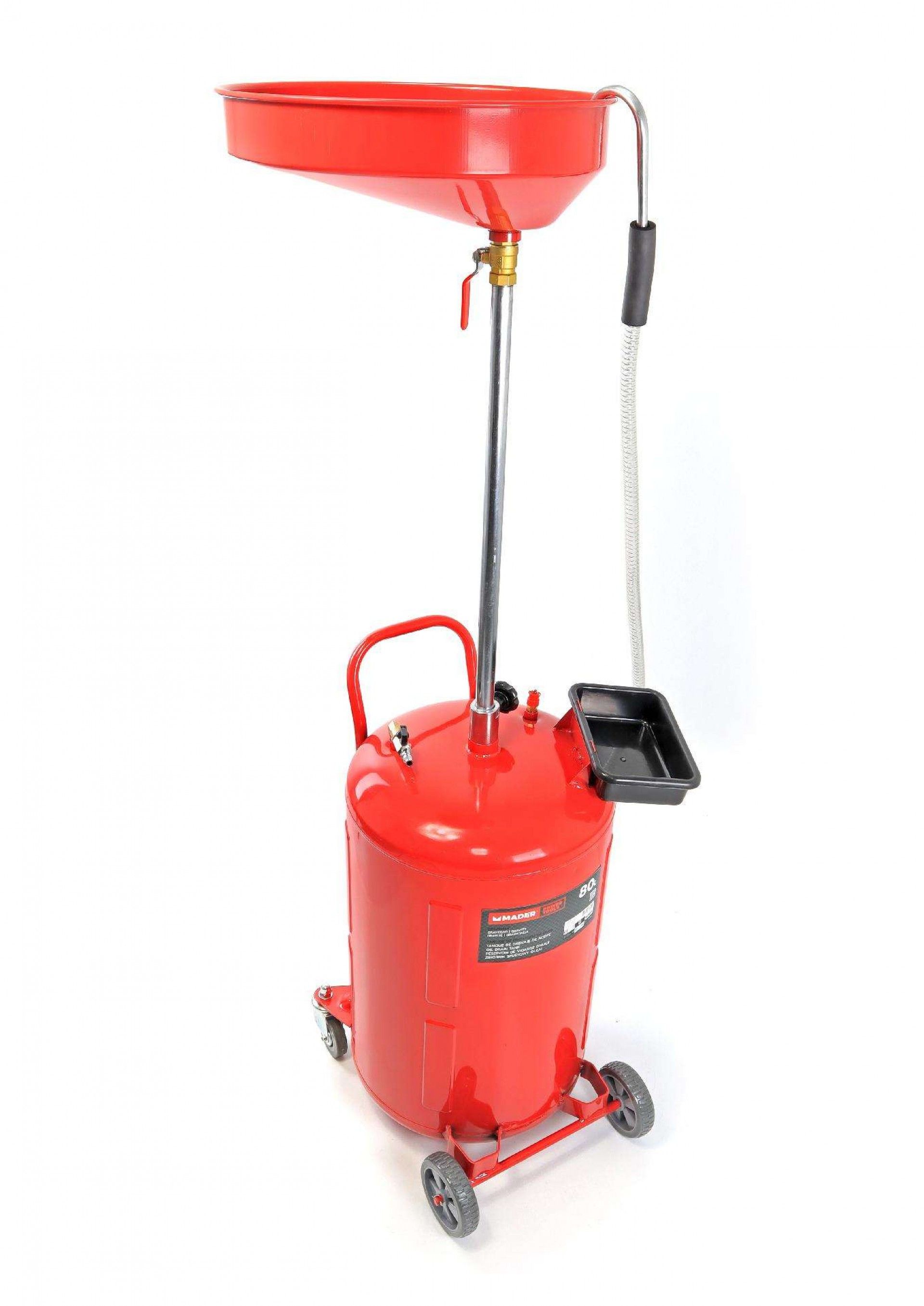 Tanque de Drenagem de Óleo, Gravidade, 80L ref. 63625 MADER