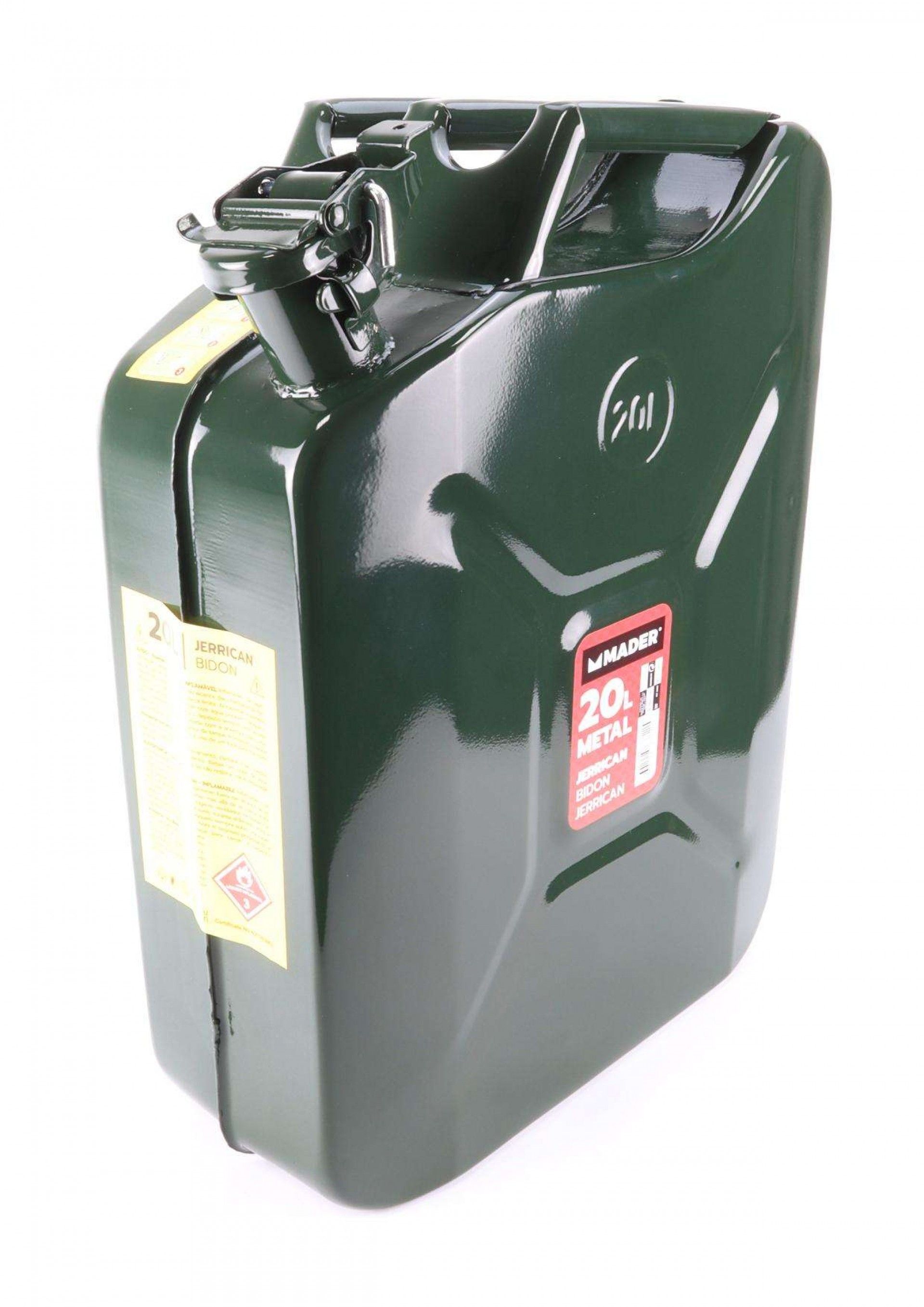 Jerrican Metálico, 20L, CE refª 63621 MADER