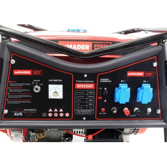 Gerador Monofsico, AVR, 5.5Kva ref 63611 MADER