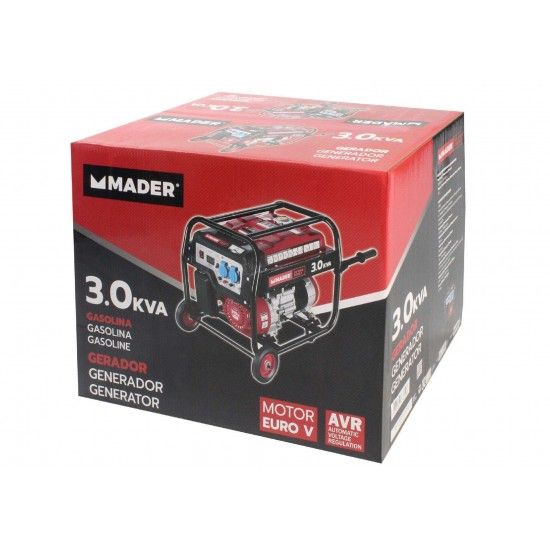 Gerador Monofsico, AVR, 3.0Kva, 15L ref 63610 MADER