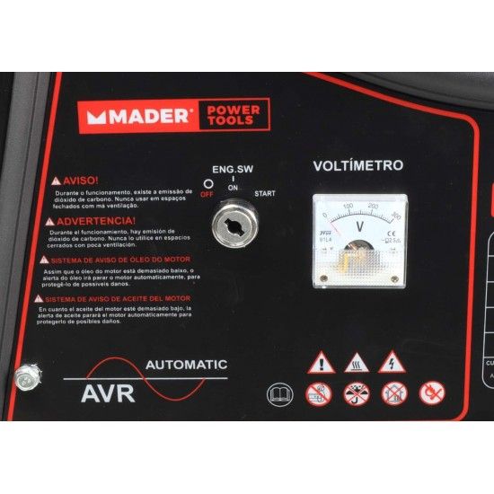 Gerador Monofsico, AVR, 5.5Kva ref 63611 MADER