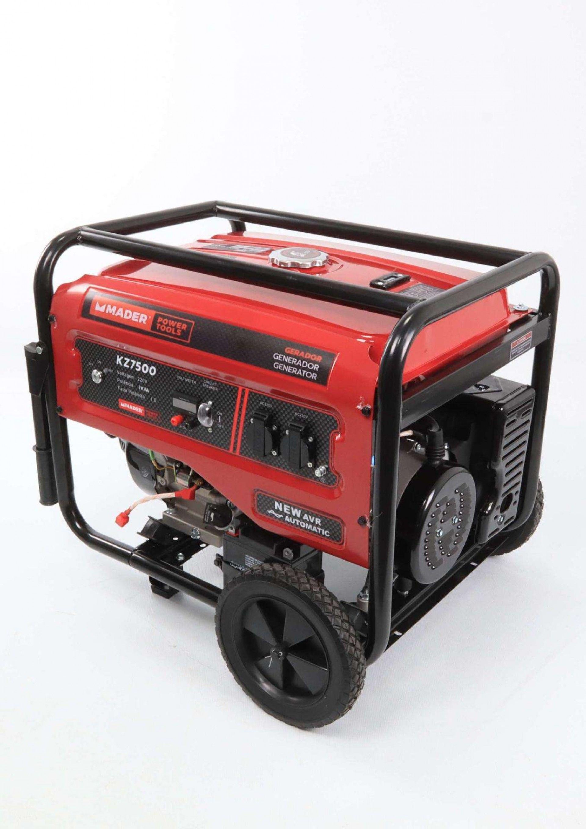 Gerador Monofásico com Rodas, 7.0Kva refª 63604 MADER