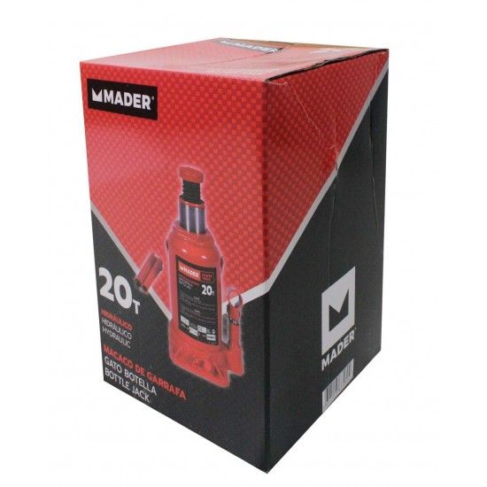 Macaco de Garrafa, Hidráulico, 20T refª 63580 MADER Macaco de Garrafa, Hidráulico, 20T refª 63580 MADER