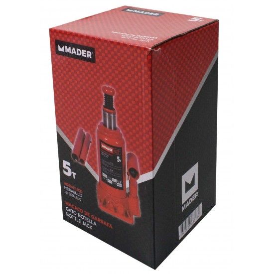 Macaco de Garrafa, Hidráulico, 5T refª 63577 MADER Macaco de Garrafa, Hidráulico, 5T refª 63577 MADER