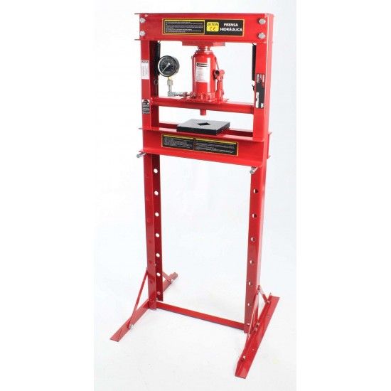 Prensa Hidrulica, 20T, com Manmetro ref 63568 MADER