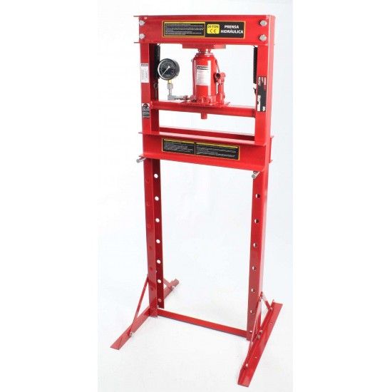 Prensa Hidrulica, 20T, com Manmetro ref 63568 MADER