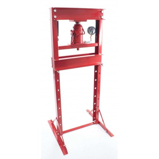 Prensa Hidrulica, 20T, com Manmetro ref 63568 MADER