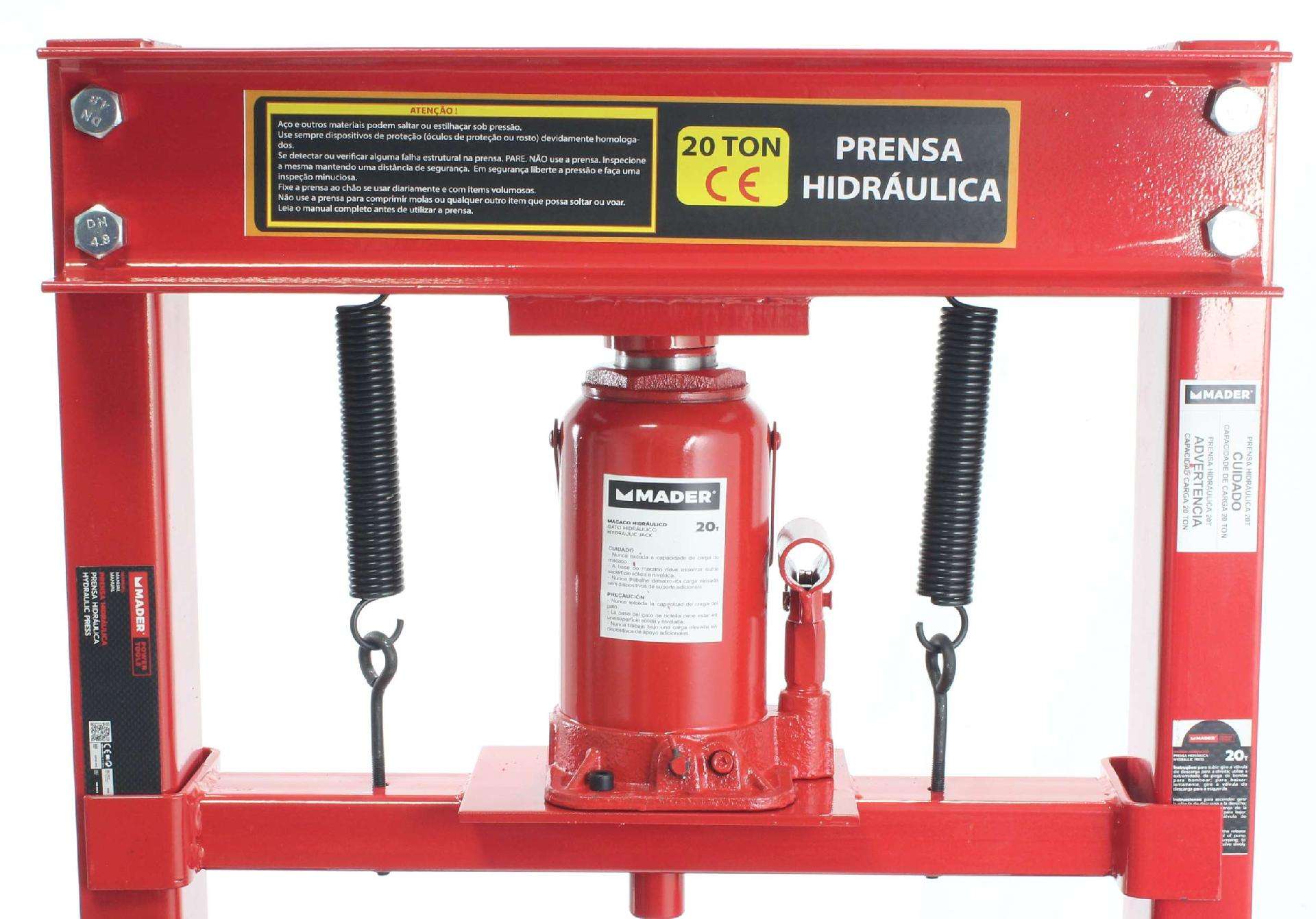 Prensa Hidráulica, 20T refª 63567 MADER