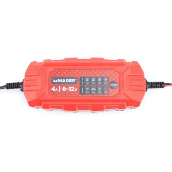 Carregador de Baterias, Inteligente, 4A, 6-12V ref 63556 MADER