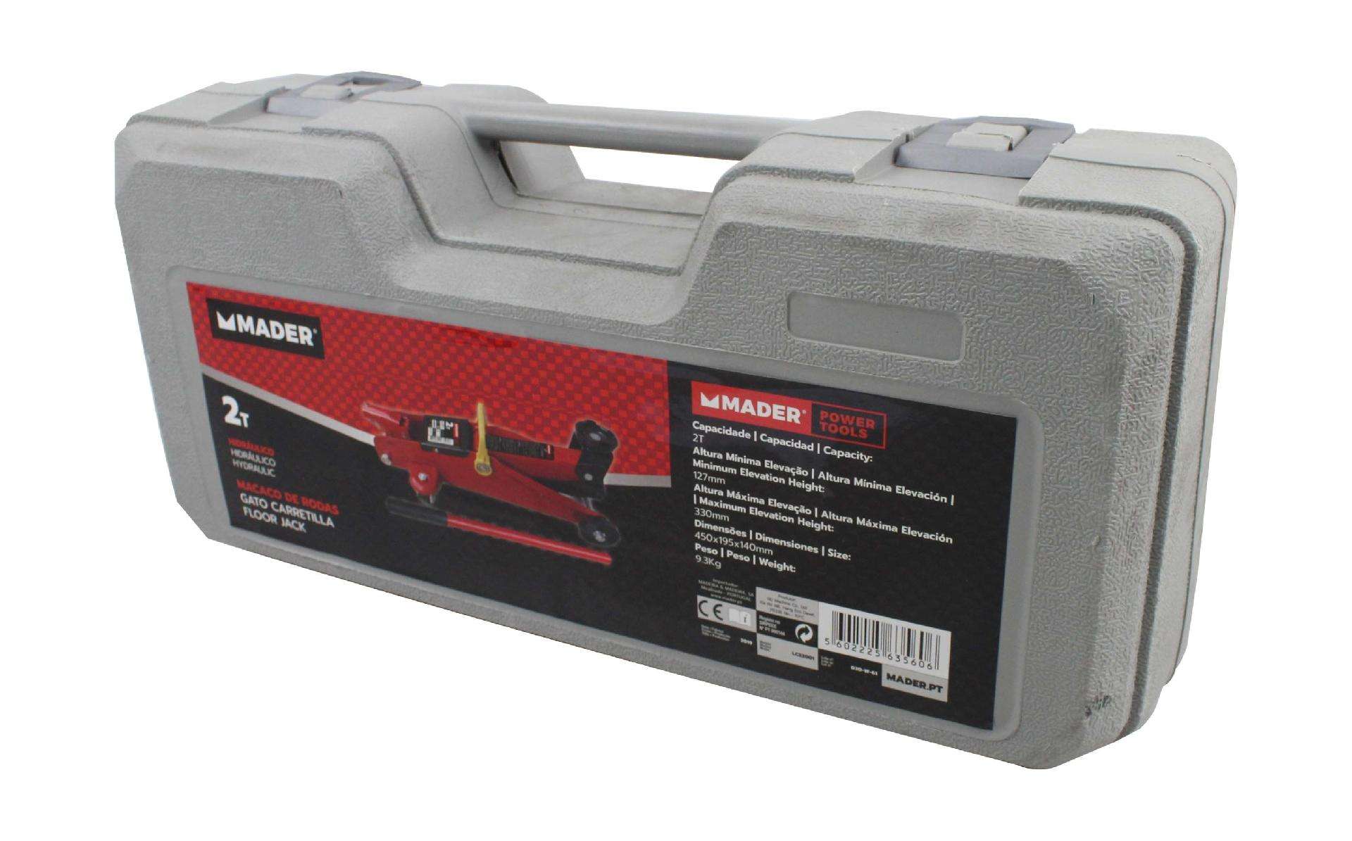 Macaco Rodas, Hidráulico, 2T refª 63560 MADER