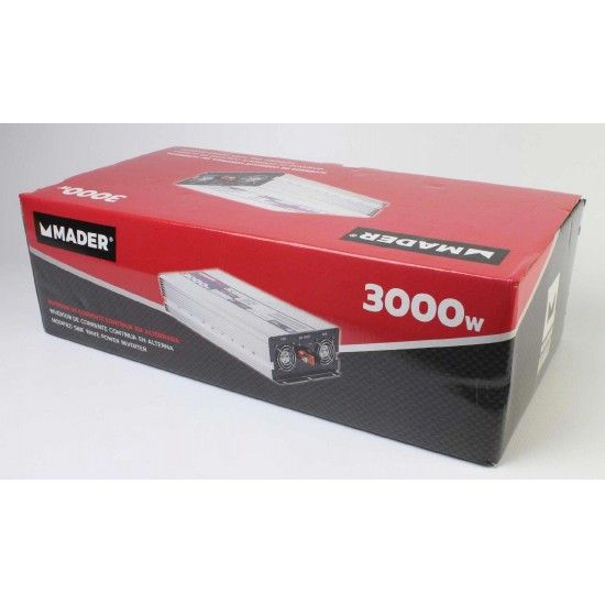 Inversor de Corrente Contnua em Alternada, 3000W ref 63555 MADER