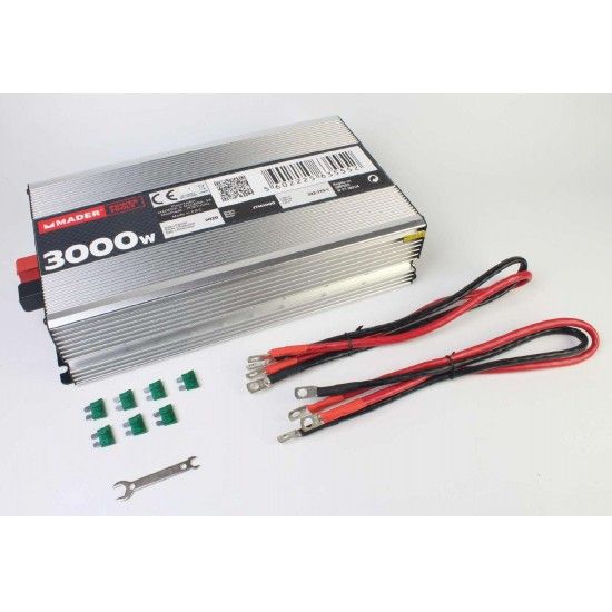 Inversor de Corrente Contnua em Alternada, 3000W ref 63555 MADER