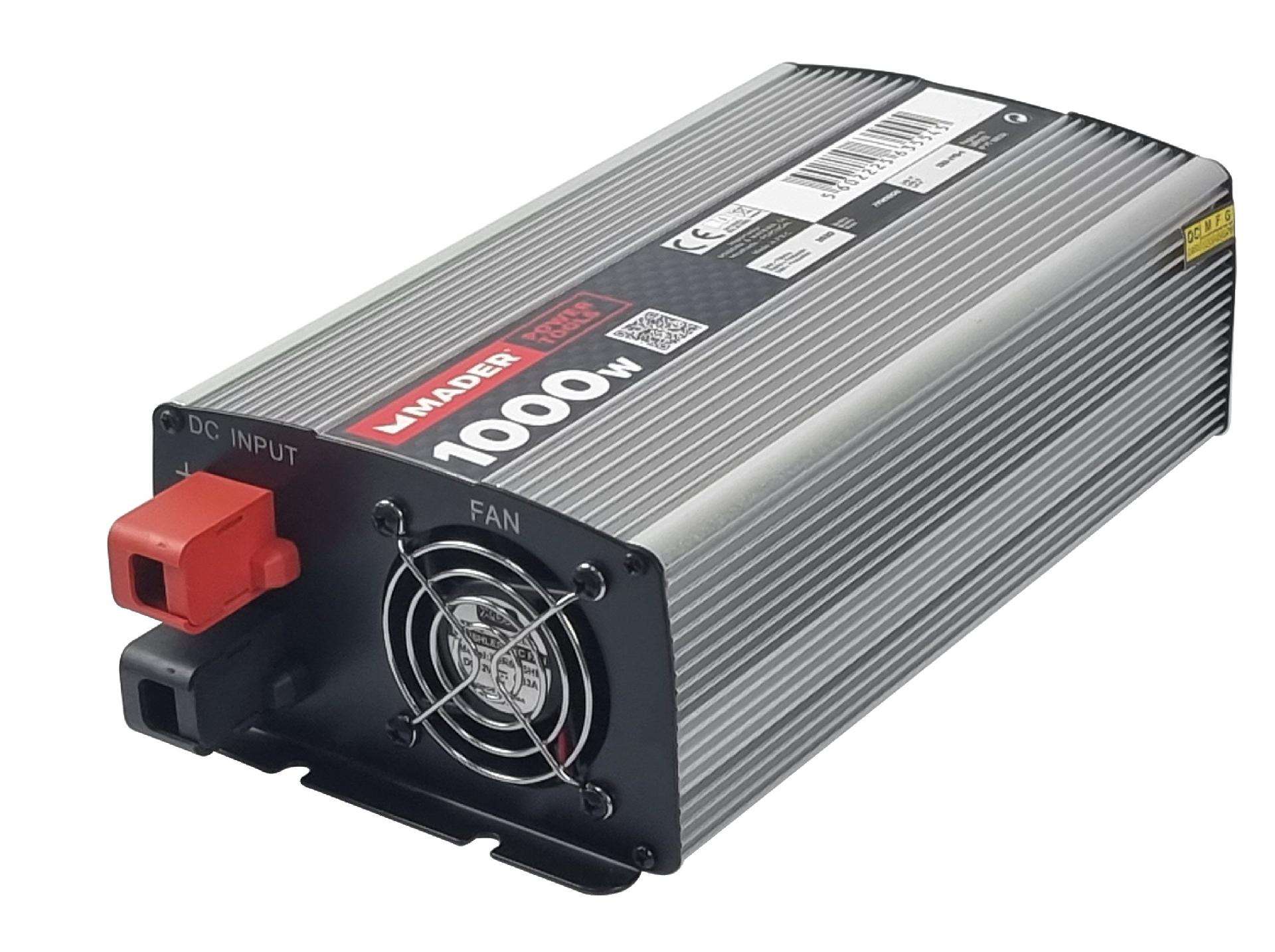 Inversor de Corrente Contínua em Alternada, 1000W refª 63554 MADER