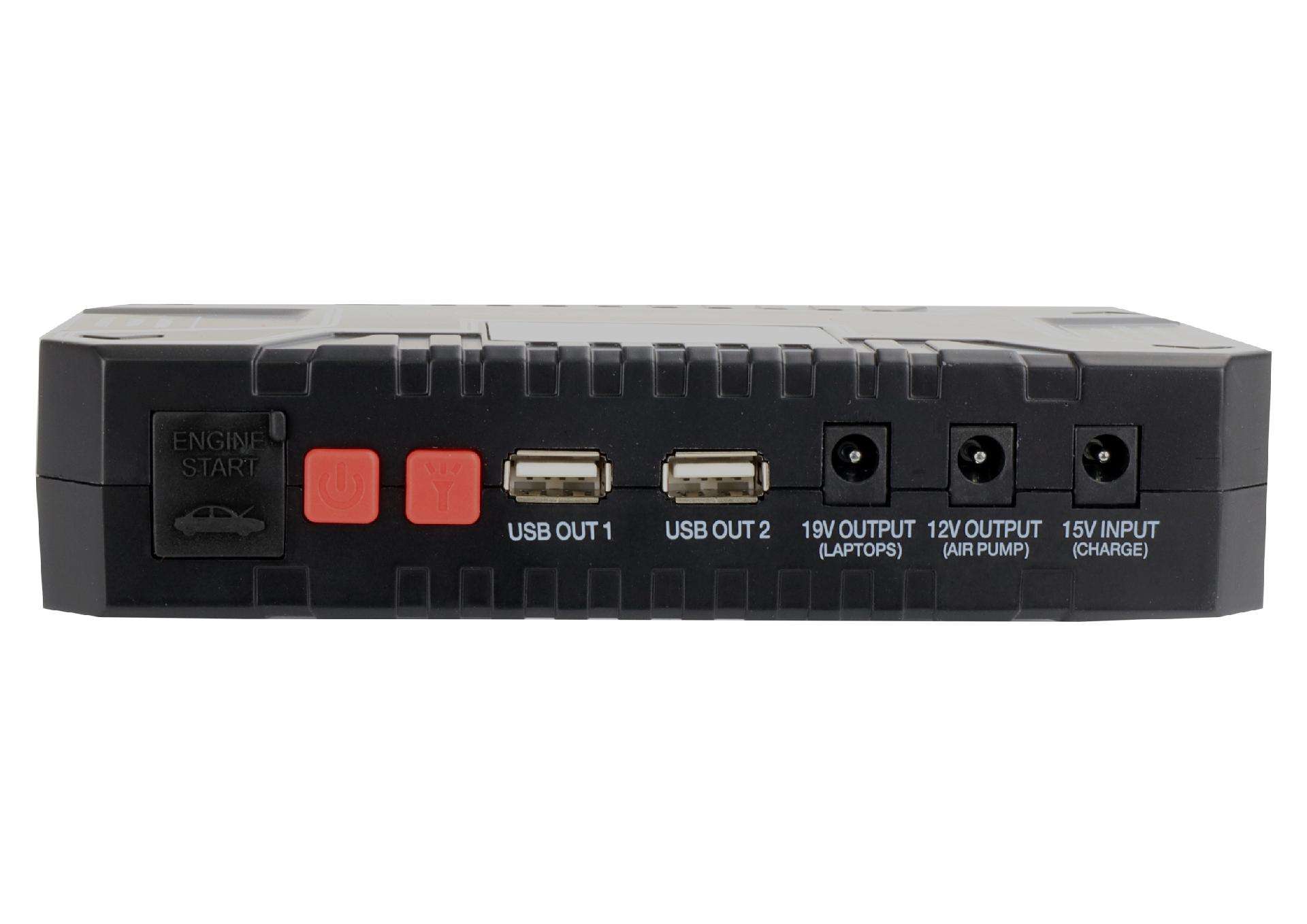 Estação de Energia, 12Ah, Power Bank + Mini Compressor refª 63547 MADER