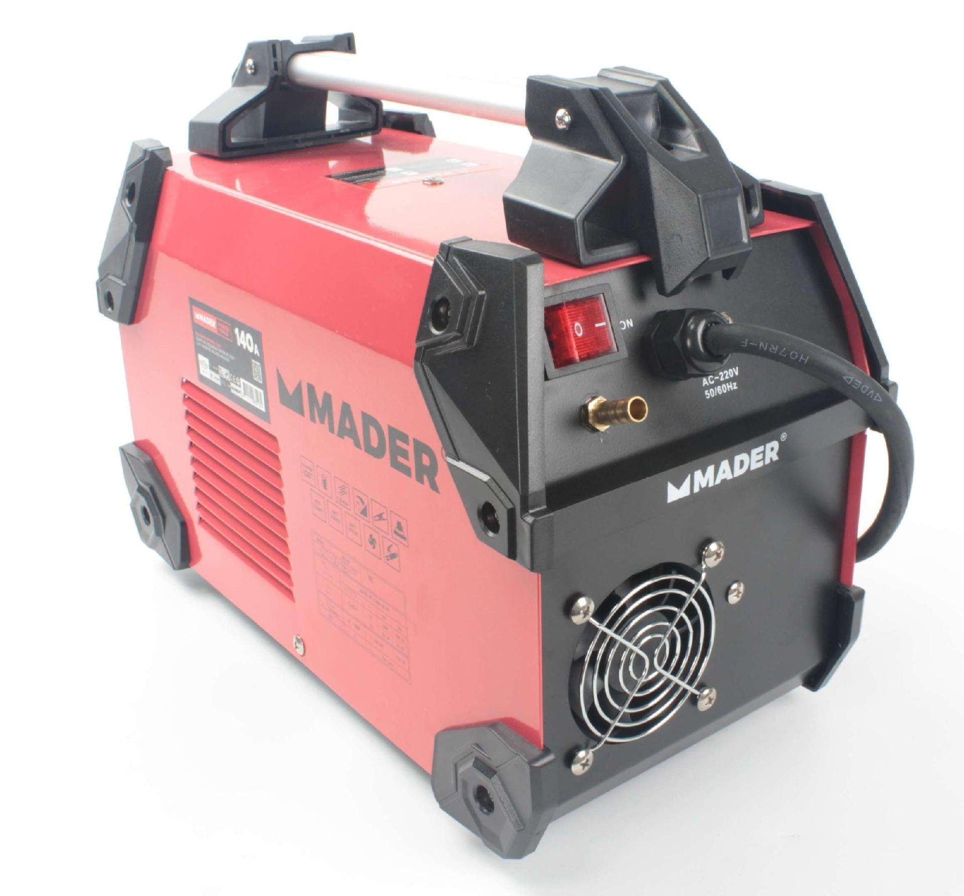 Soldador Inverter, 3 em 1 - MMA e MIG/MAG, 140A refª 63529 MADER