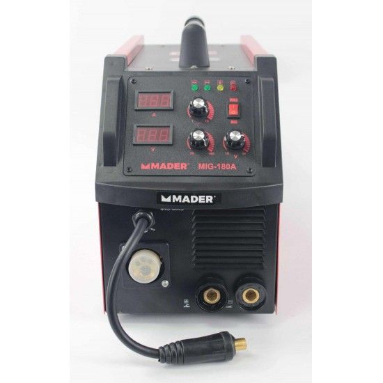 Soldador Inverter, 3 em 1, MMA/MIG-MAG, 180A ref 63528 MADER
