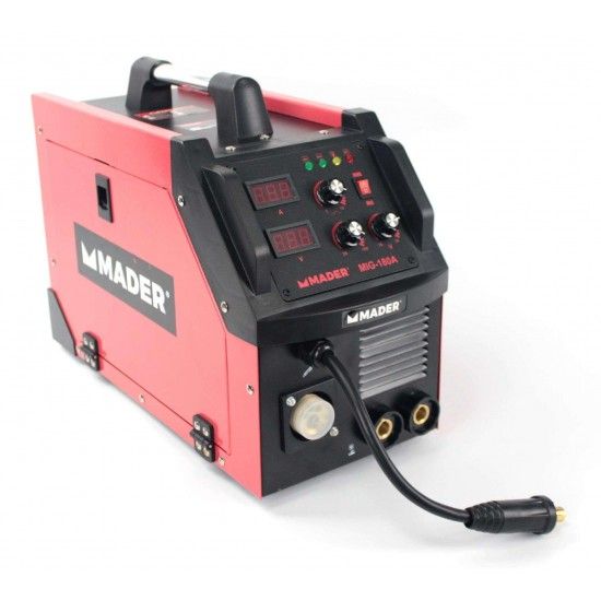 Soldador Inverter, 3 em 1, MMA/MIG-MAG, 180A ref 63528 MADER