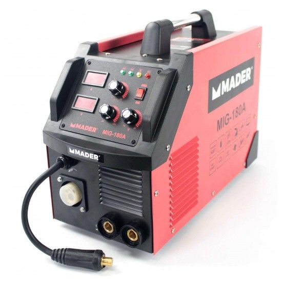 Soldador Inverter, 3 em 1, MMA/MIG-MAG, 180A ref 63528 MADER