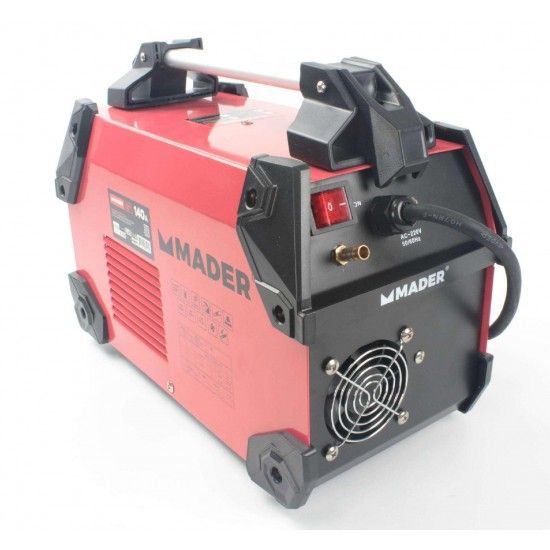 Soldador Inverter, 3 em 1 - MMA e MIG/MAG, 140A refª 63529 MADER Soldador Inverter, 3 em 1 - MMA e MIG/MAG, 140A refª 63529 MADER