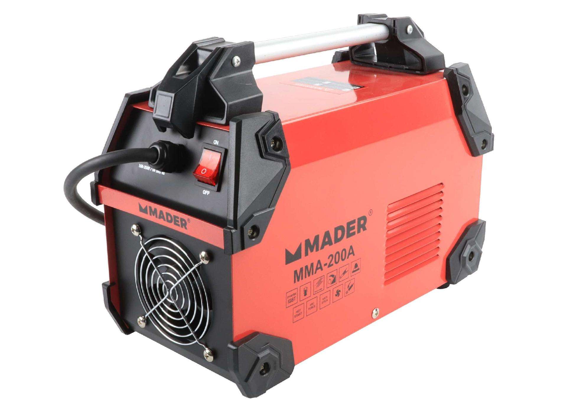 Soldador Inverter, 200A, 28V, 9.0KW refª 63502 MADER
