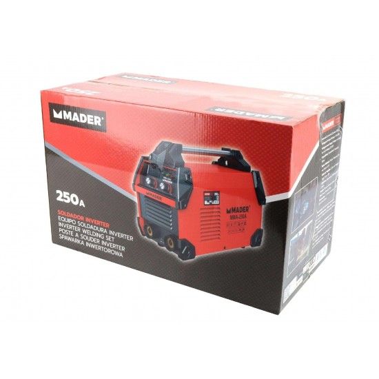 Soldador Inverter, 250A, 30V,  12Kw ref 63510 MADER