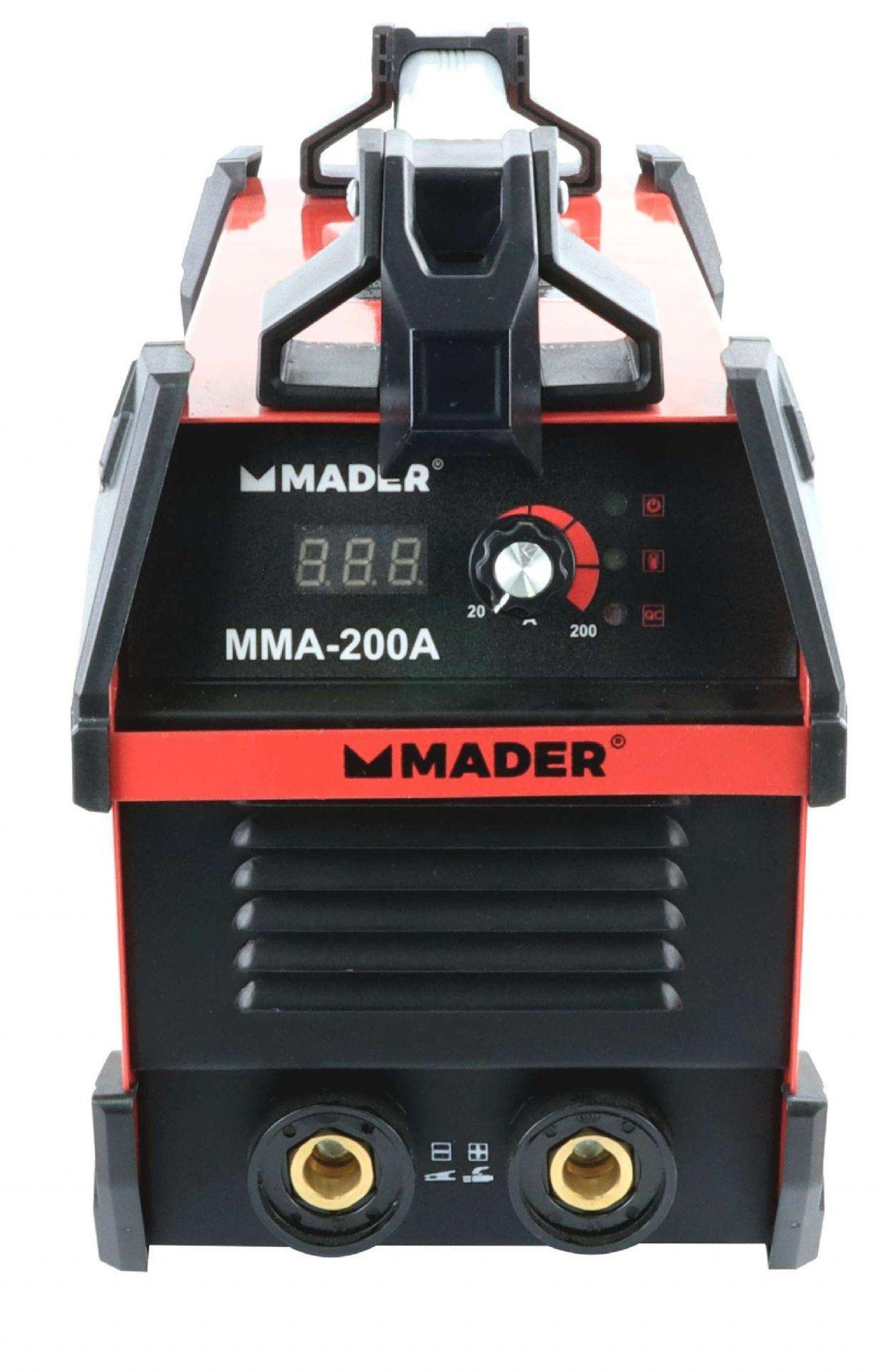 Soldador Inverter, 200A, 28V, 9.0KW refª 63502 MADER