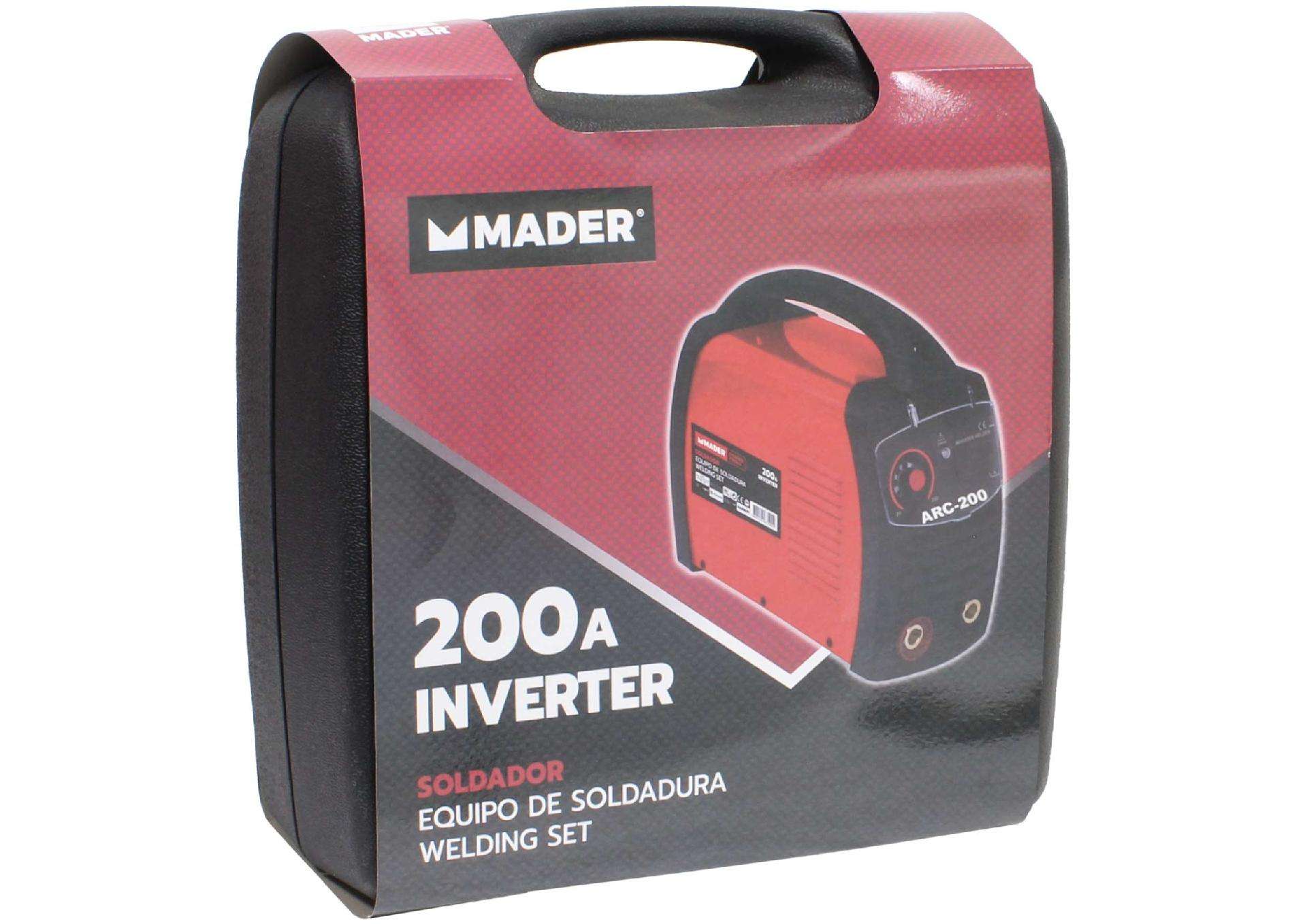 Soldador Inverter, 200A, 28V refª 63500 MADER
