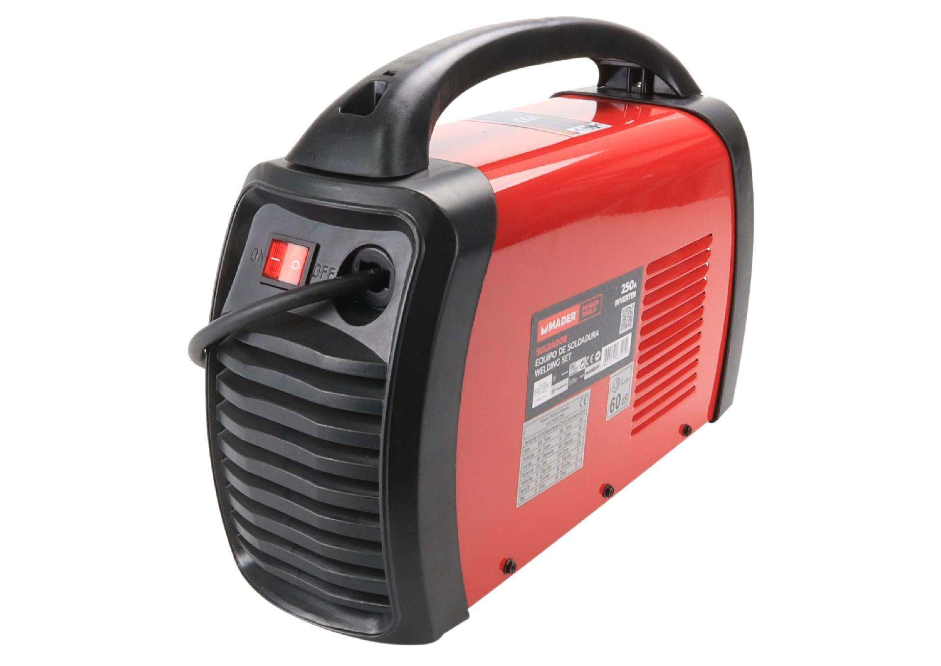 Soldador Inverter, 250A, 30V refª 63501 MADER