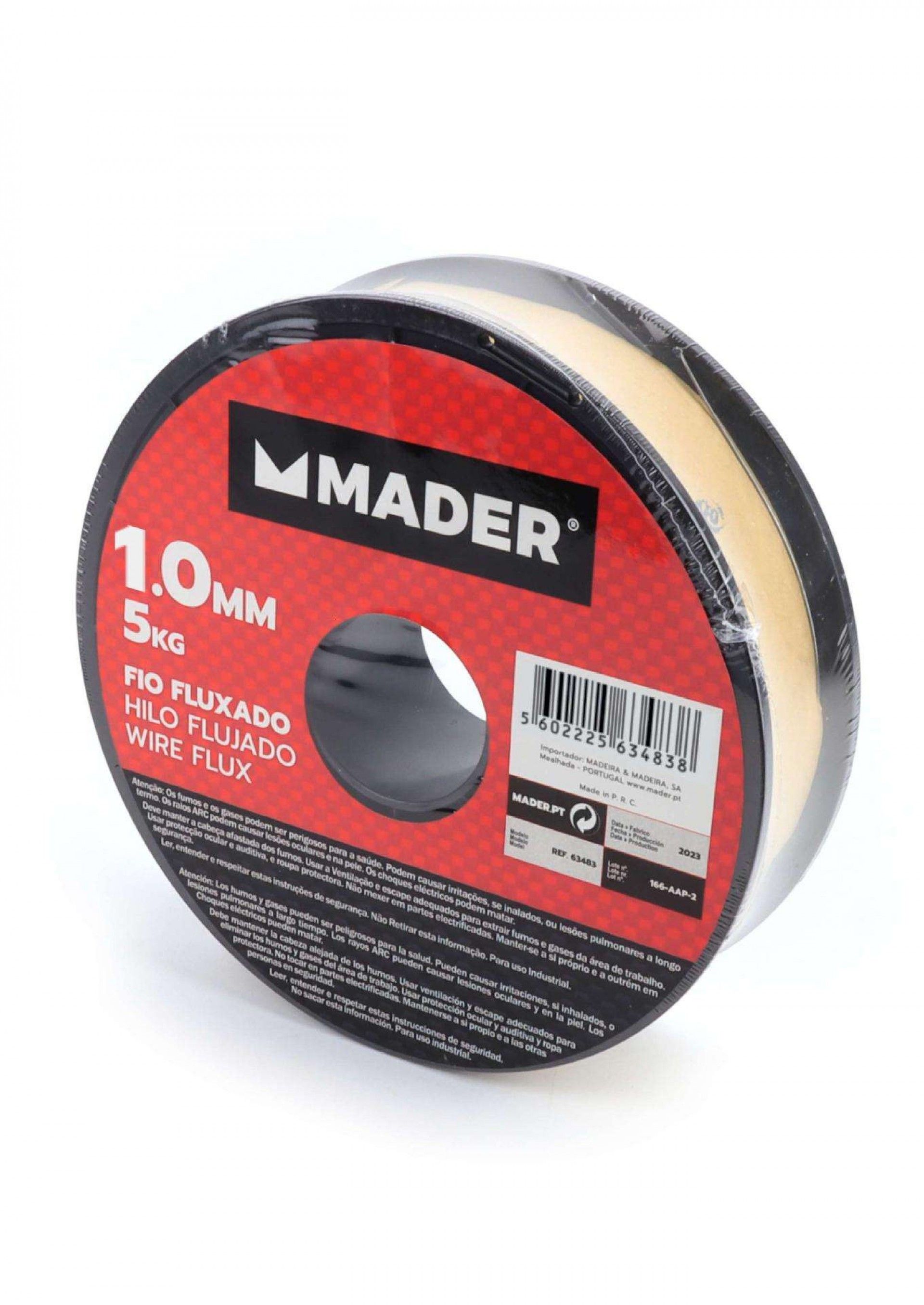Fio Fluxado, 1.0mm, 5Kg refª 63483 MADER