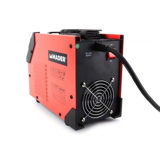 Soldador Inverter, Anti Stick, 200A, Profissional ref. 63474 MADER