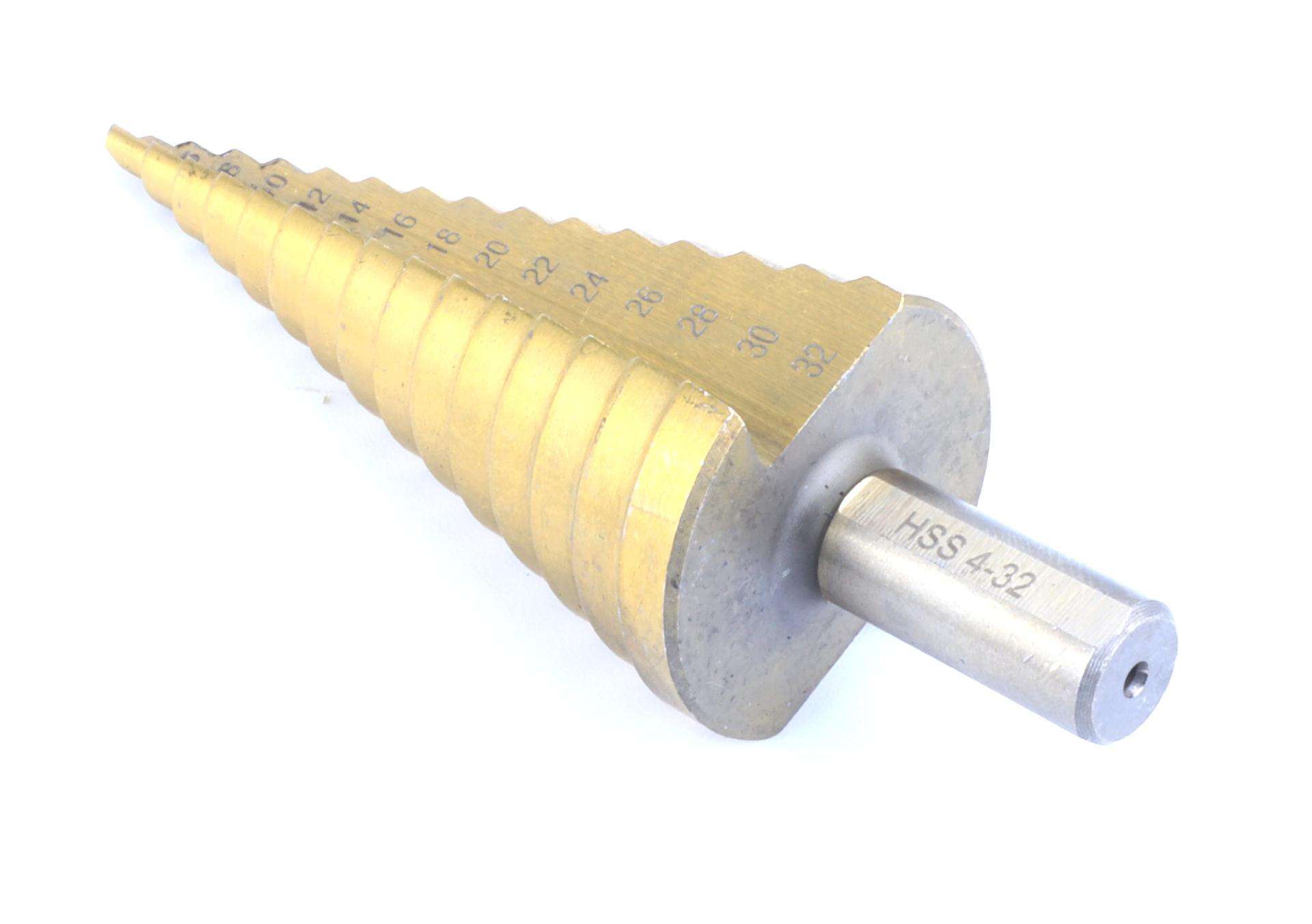 Broca Escalonada, Titânio, 4 - 32mm refª 63428 MADER