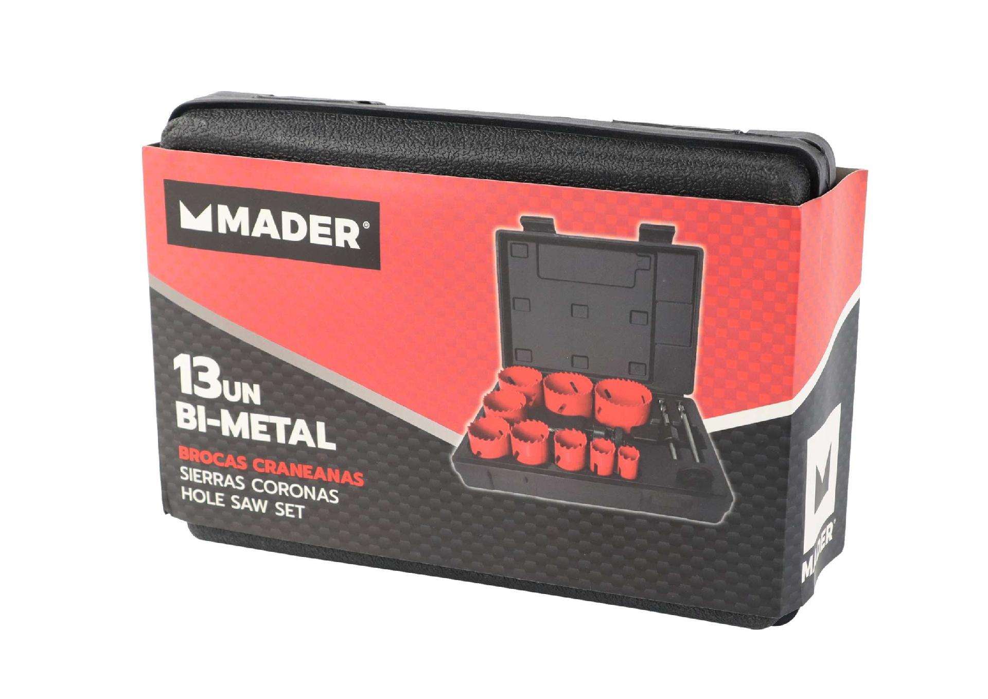 BROCA CRANEA-MPT-BI-METAL 13PC refª 63421 MADER