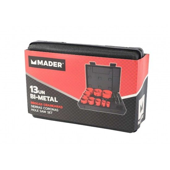 BROCA CRANEA-MPT-BI-METAL 13PC ref� 63421 MADER