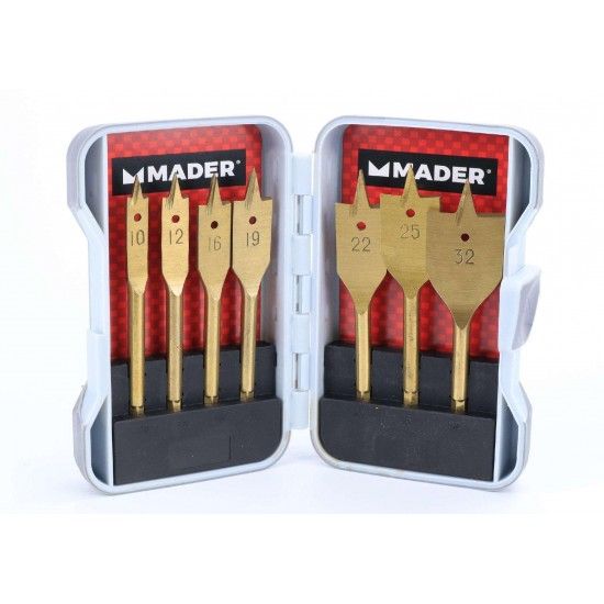 Jogo de Brocas Pua para Madeira, 7Un refª 63415 MADER Jogo de Brocas Pua para Madeira, 7Un refª 63415 MADER