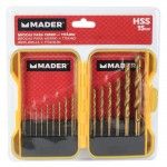 Jogo Brocas para Ferro, HSS, 15Un refª 63400 MADER Jogo Brocas para Ferro, HSS, 15Un refª 63400 MADER