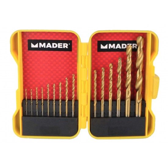 Jogo Brocas para Ferro, HSS, 15Un refª 63400 MADER Jogo Brocas para Ferro, HSS, 15Un refª 63400 MADER