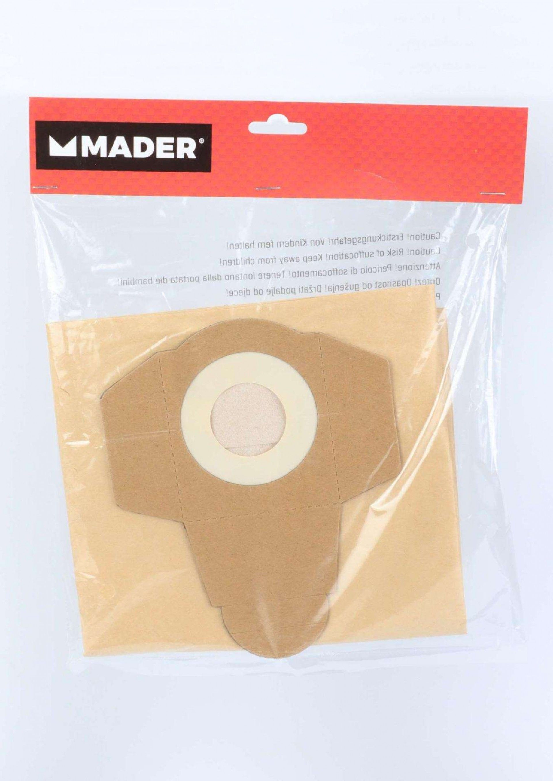 Saco Papel para Aspirador refª 63368 MADER