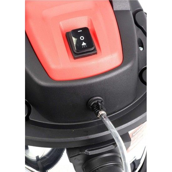 Aspirador Carpetes, Inox, 1400W, 20L ref 63346 MADER