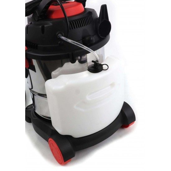 Aspirador Carpetes, Inox, 1400W, 20L ref 63346 MADER