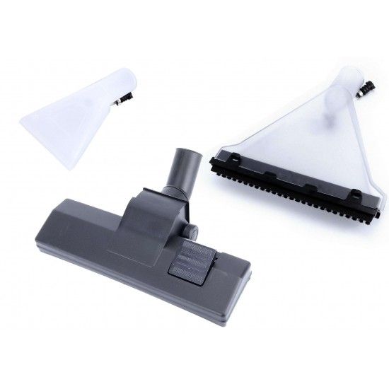 Aspirador Carpetes, Inox, 1400W, 20L ref 63346 MADER