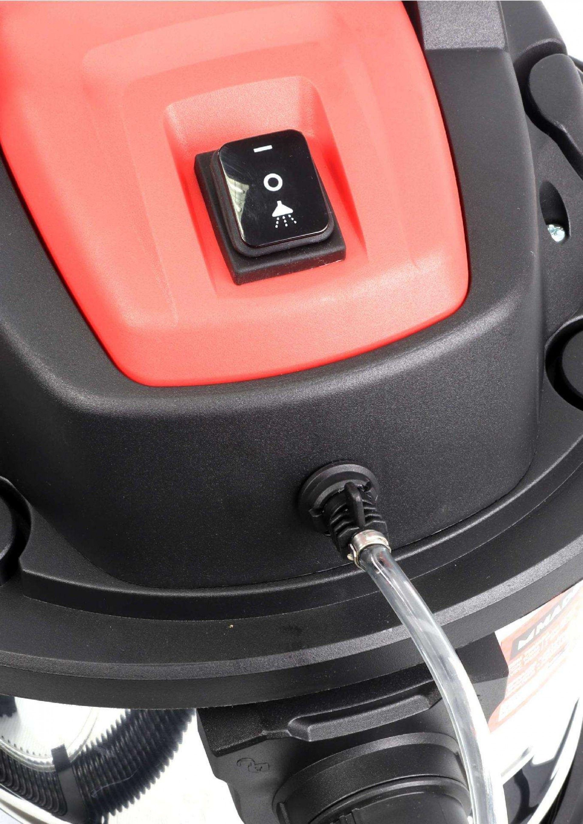 Aspirador Carpetes, Inox, 1400W, 20L refª 63346 MADER