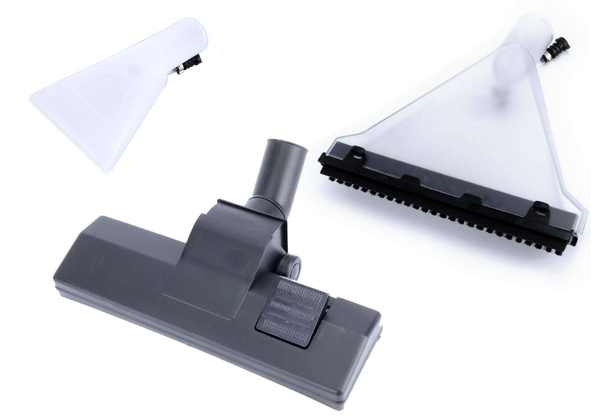 Aspirador Carpetes, Inox, 1400W, 20L refª 63346 MADER