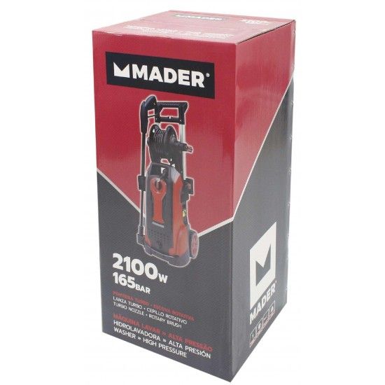 Máquina de Lavar Alta Pressão, 165EWBar, 2100W refª 63307 MADER Máquina de Lavar Alta Pressão, 165EWBar, 2100W refª 63307 MADER