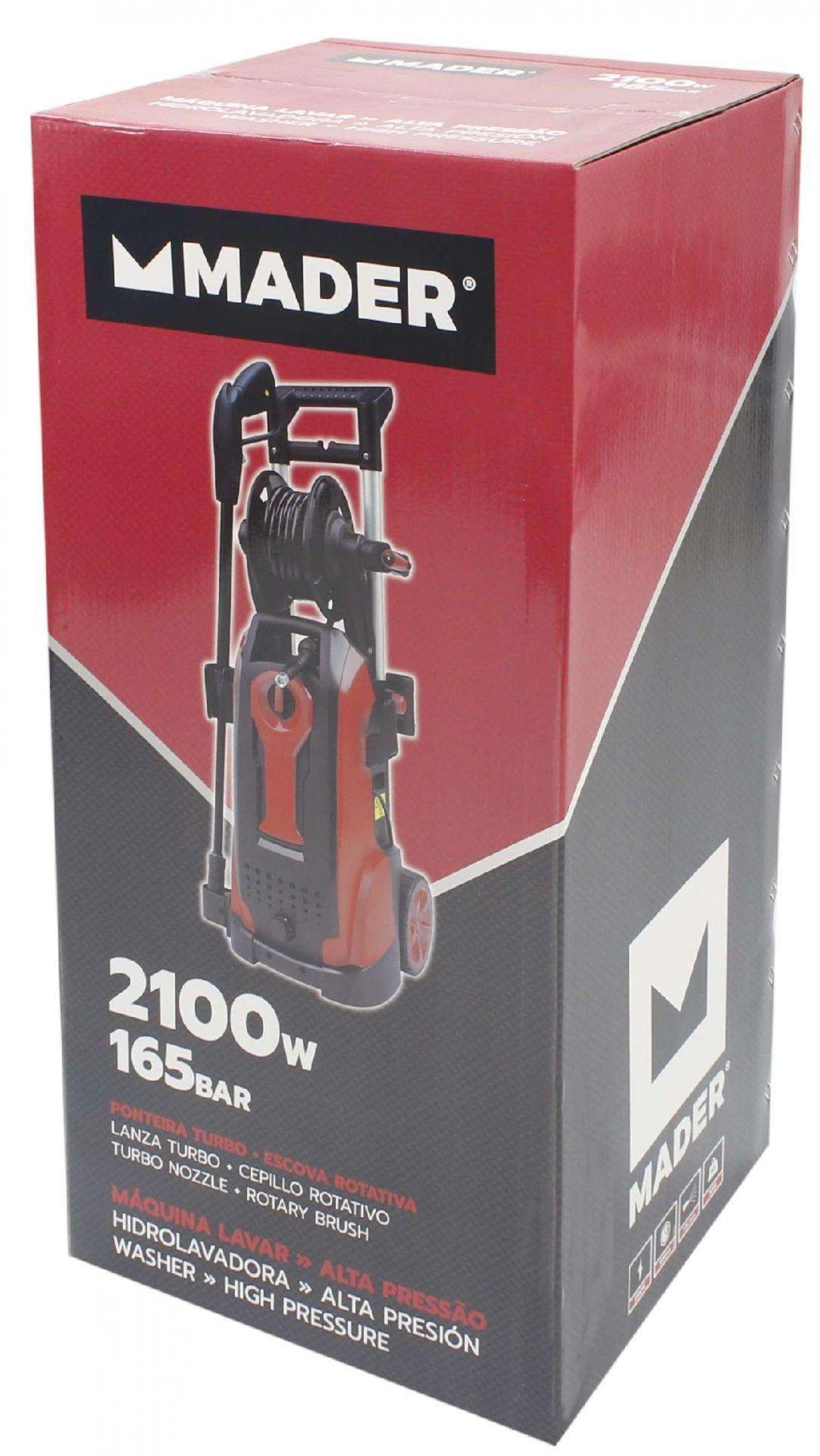 Máquina de Lavar Alta Pressão, 165EWBar, 2100W refª 63307 MADER