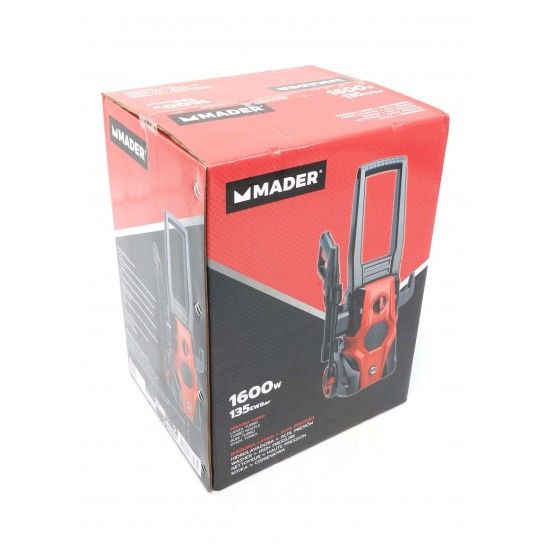 Máquina de Lavar Alta Pressão, 135EWBar, 1600W refª 63308 MADER Máquina de Lavar Alta Pressão, 135EWBar, 1600W refª 63308 MADER