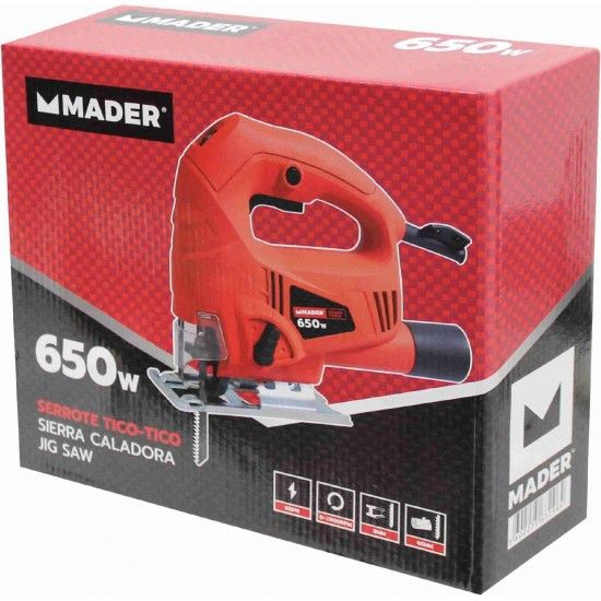 Serra Tico-Tico, 650W, 65mm refª 63296 MADER Serra Tico-Tico, 650W, 65mm refª 63296 MADER