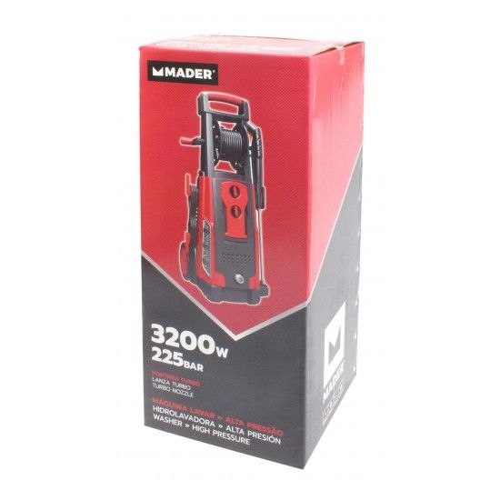 Máquina de Lavar Alta Pressão, 225EWBar, 3200W refª 63304 MADER Máquina de Lavar Alta Pressão, 225EWBar, 3200W refª 63304 MADER