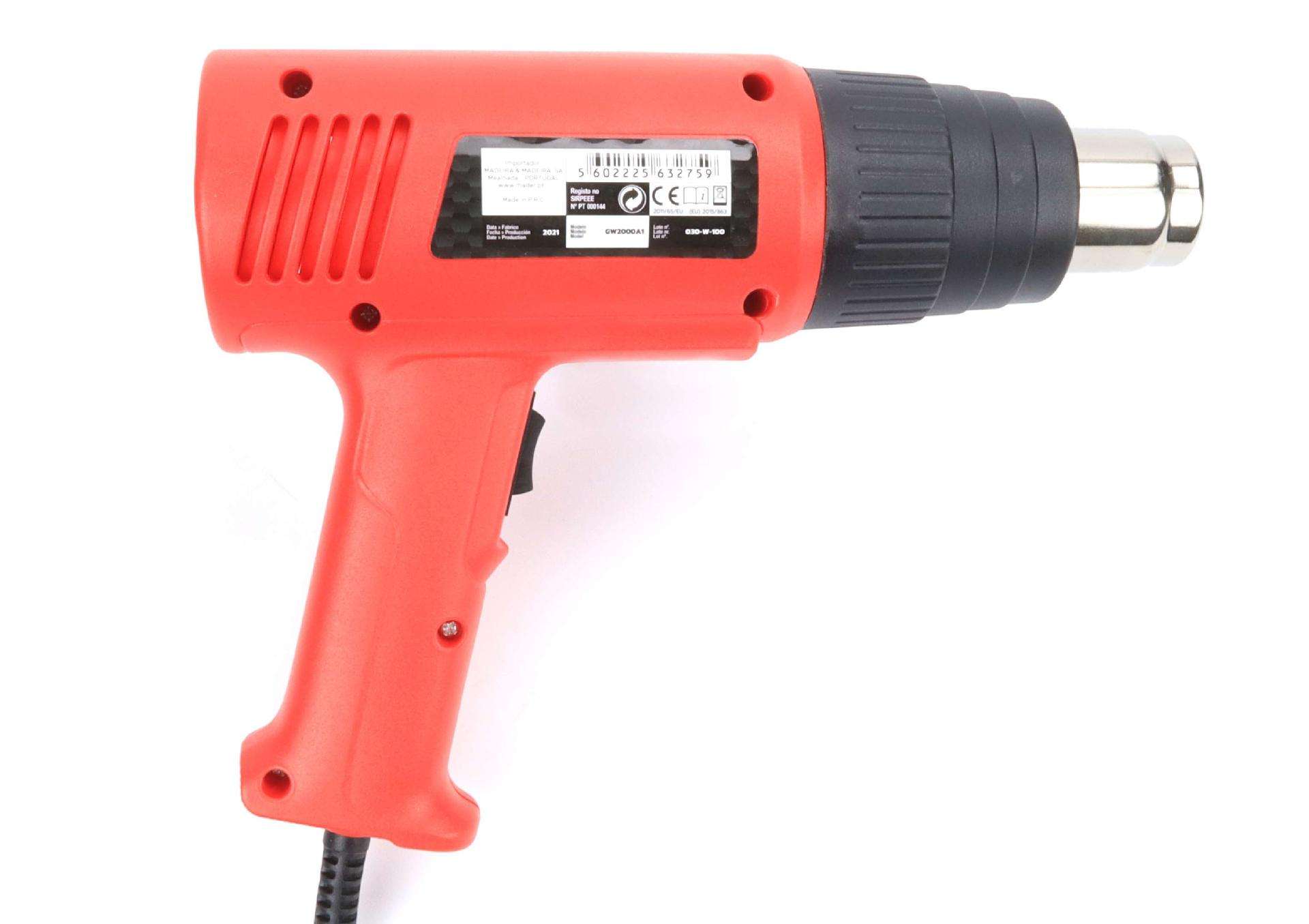 Pistola de Ar Quente, 2000W refª 63275 MADER