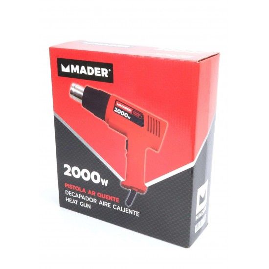 Pistola de Ar Quente, 2000W refª 63275 MADER Pistola de Ar Quente, 2000W refª 63275 MADER
