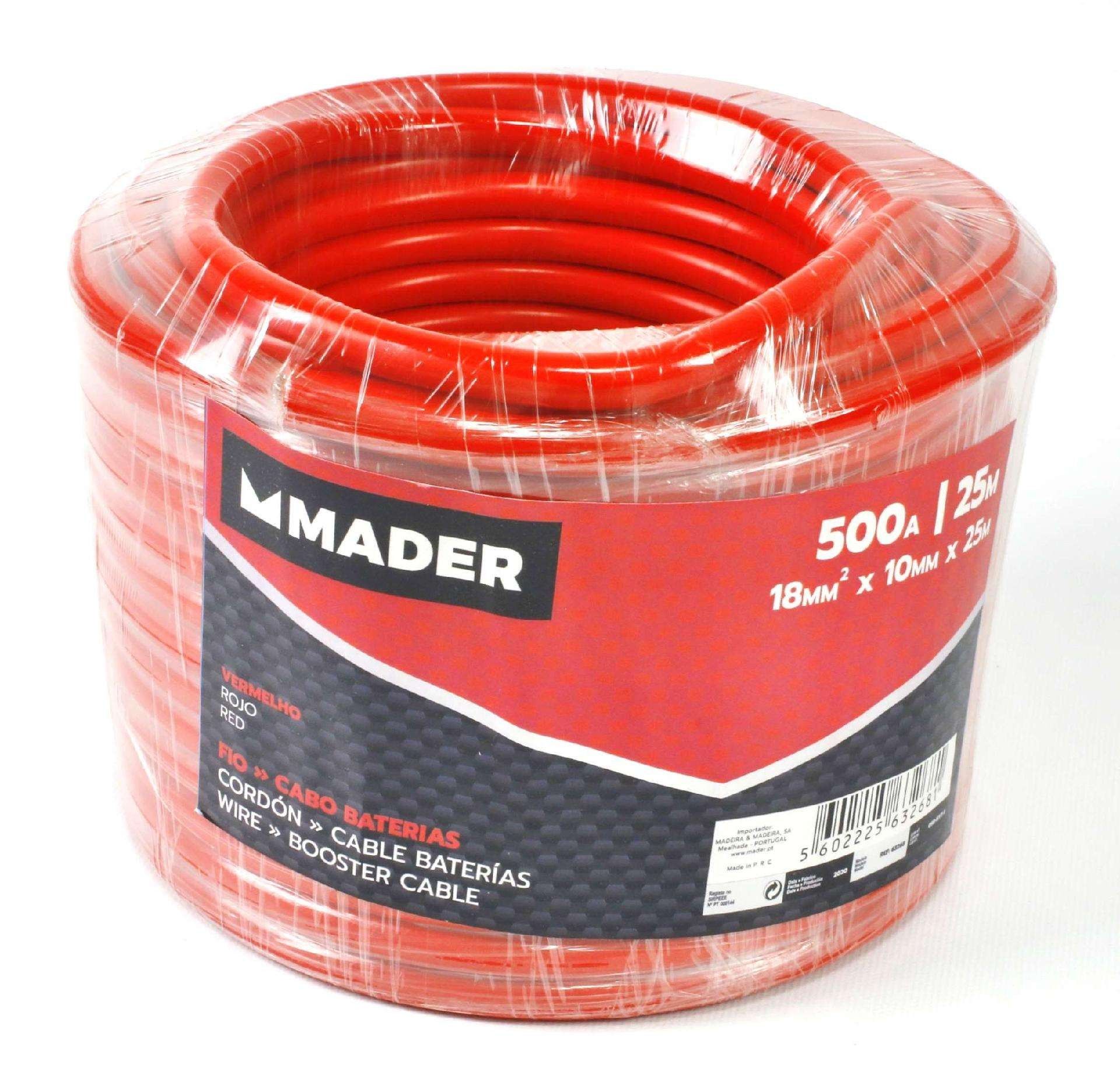 Fio » Cabo de Bateria, 18mm, 25m refª 63268 MADER